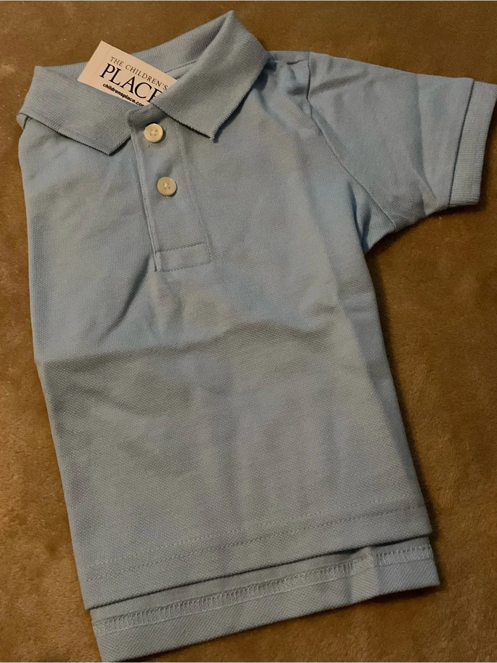 The Children's Place Classic Soft Light Blue Polo 👕🆕